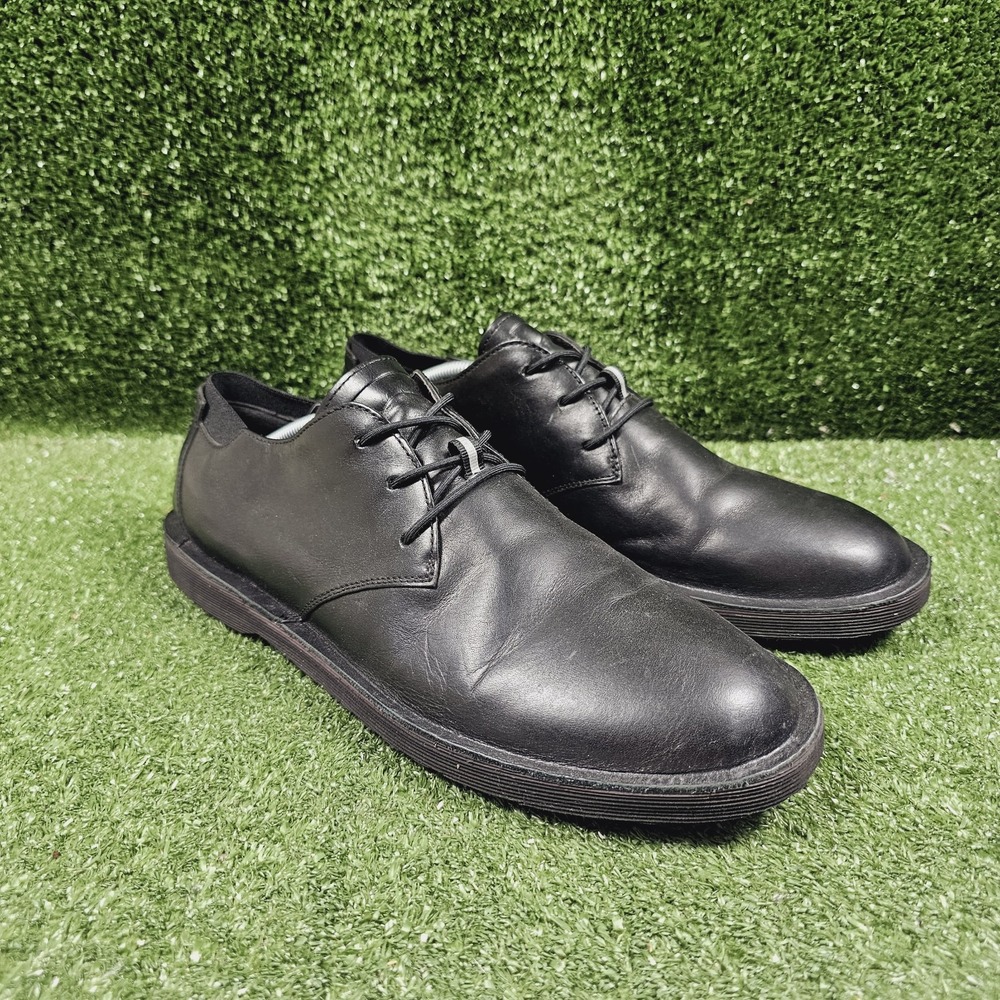 Camper Morrys Black Leather Lace Up Casual Shoes Mens 45 US Size 12